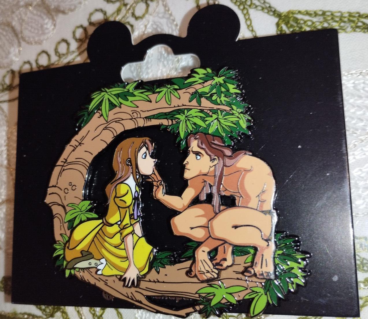 Tarzan and Jane - Sitting in Tree - Jumbo pin Disney Land Paris Dlp Nov 2024 Pin