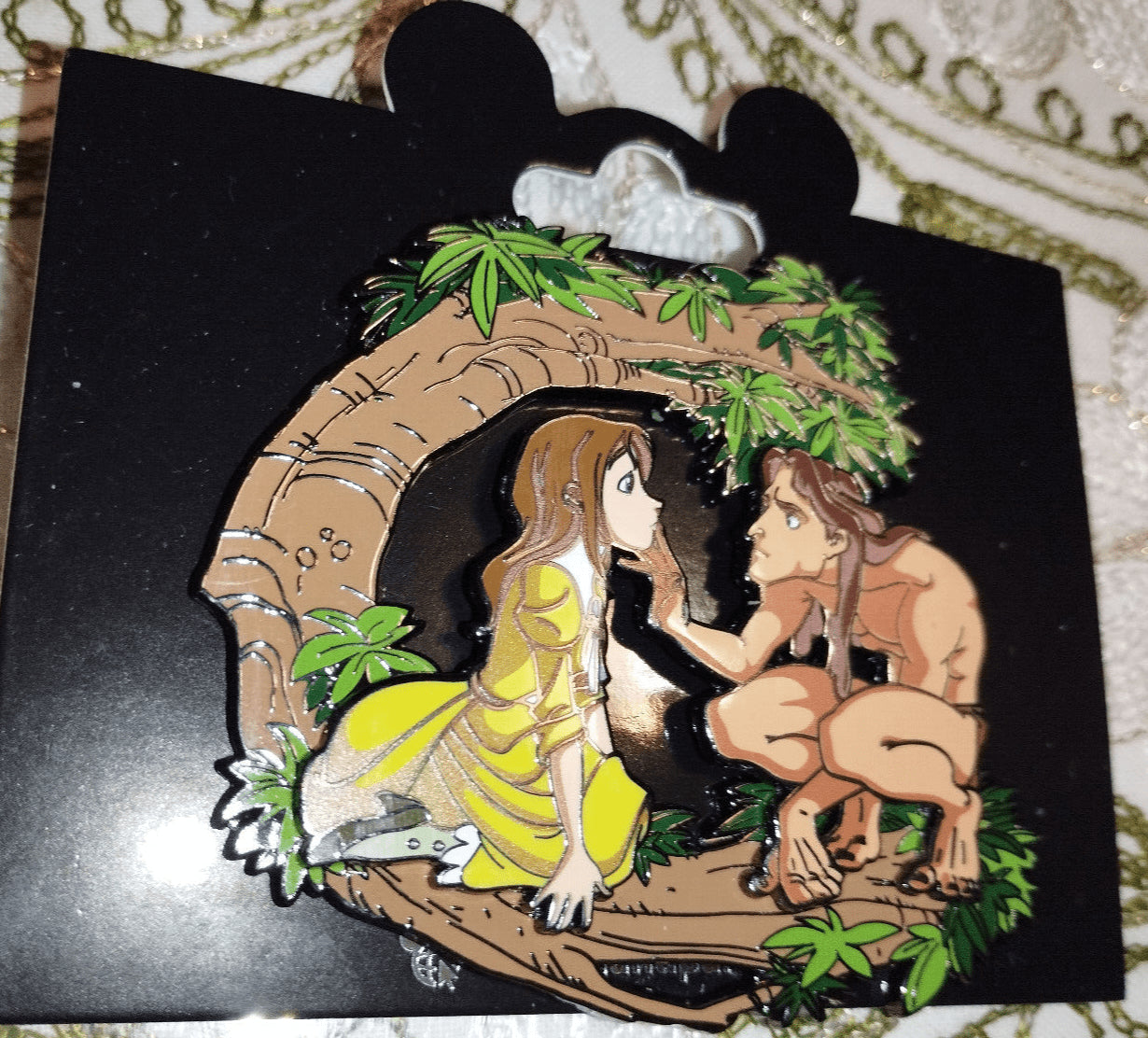 Tarzan and Jane - Sitting in Tree - Jumbo pin Disney Land Paris Dlp Nov 2024 Pin