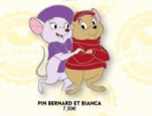 The Rescuers Bernard and Bianca August 2020 Disney Land Paris Dlp Dlrp Pin