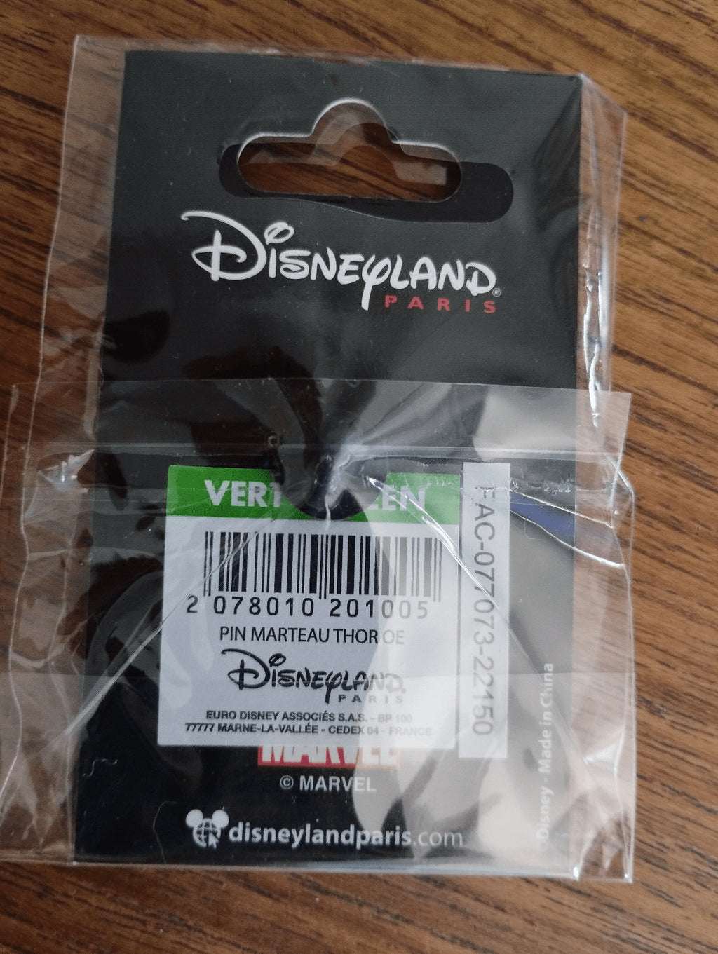 Thor Avenger Hammer Marvel Disney Land Paris Dlp December 2020 Pin