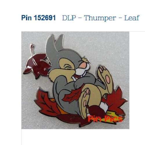 Thumper (Bambi) Winter Leaves Leaf Series Disney Land Paris DLP Nov 2022 Pin