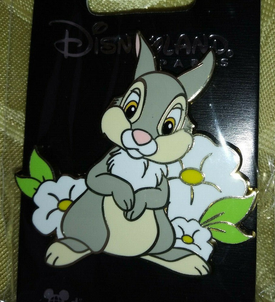 Thumper with Flowers Flower Series Disney Land Paris Dlrp Dlp Fev 2022 Pin