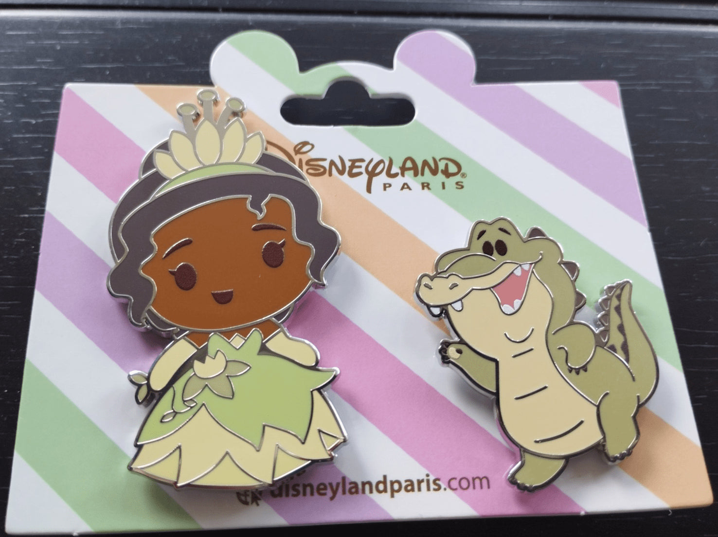 Tiana and Louis Cute Princess and Sidekicks Set Disney L Paris Dlp Feb 2025 Pin