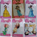 Tiana Belle Ariel Moana Jasmine Cind Aurora Snow 6 Princess Set Disney Land ParisDlp 2022 Pins