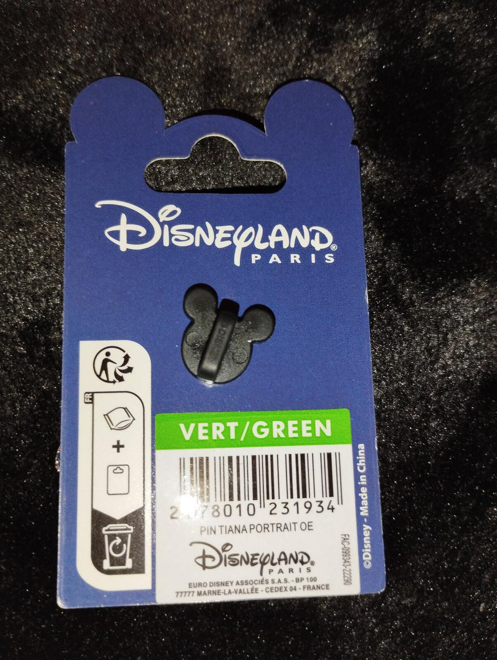 Tiana posing Princess and the Frog Disney Land Paris Dlrp Dlp Oct 2023 Pin