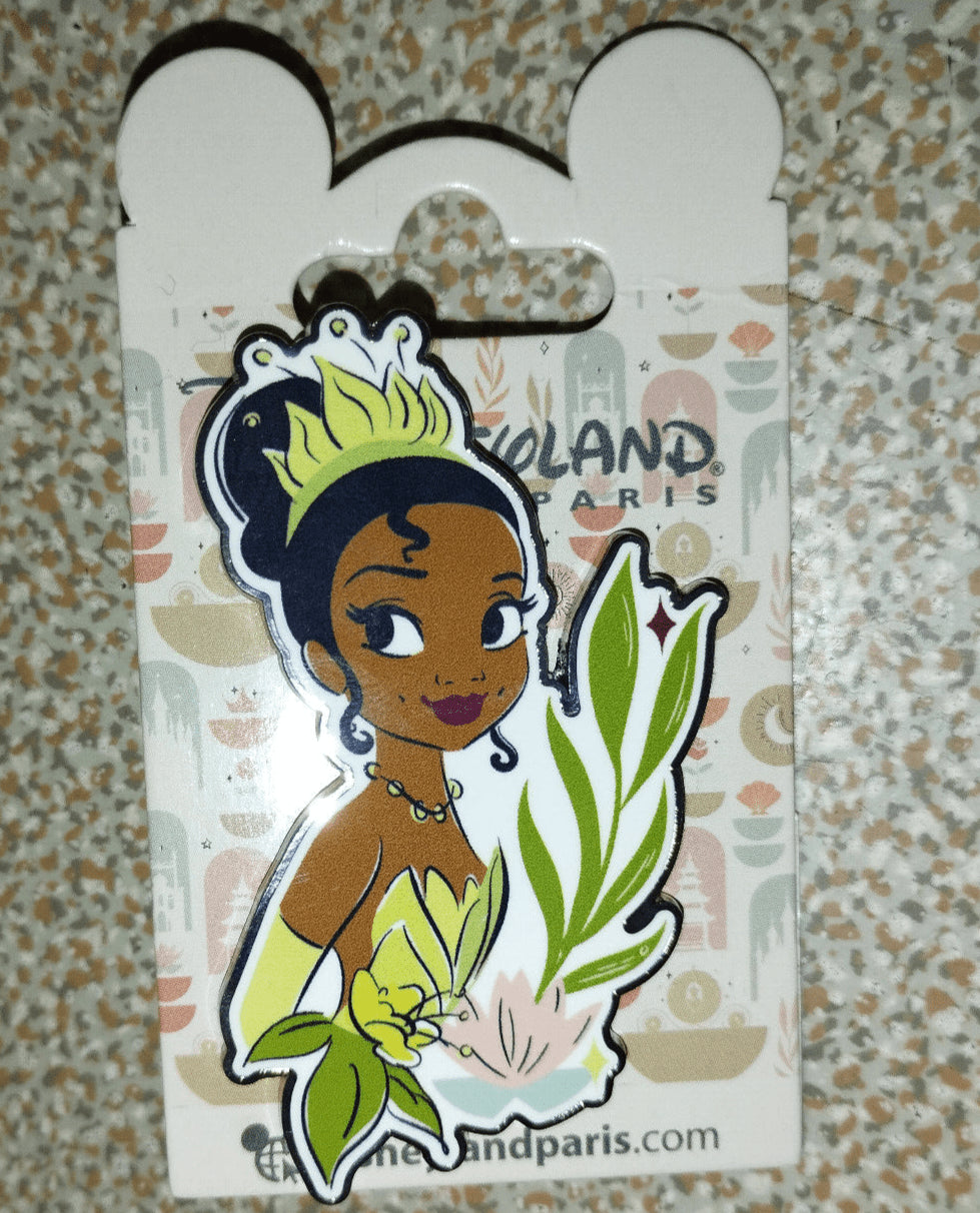 Tiana - Water Lily - Floral Princess and the Frog Disney Land Paris Dlp 2024 Pin
