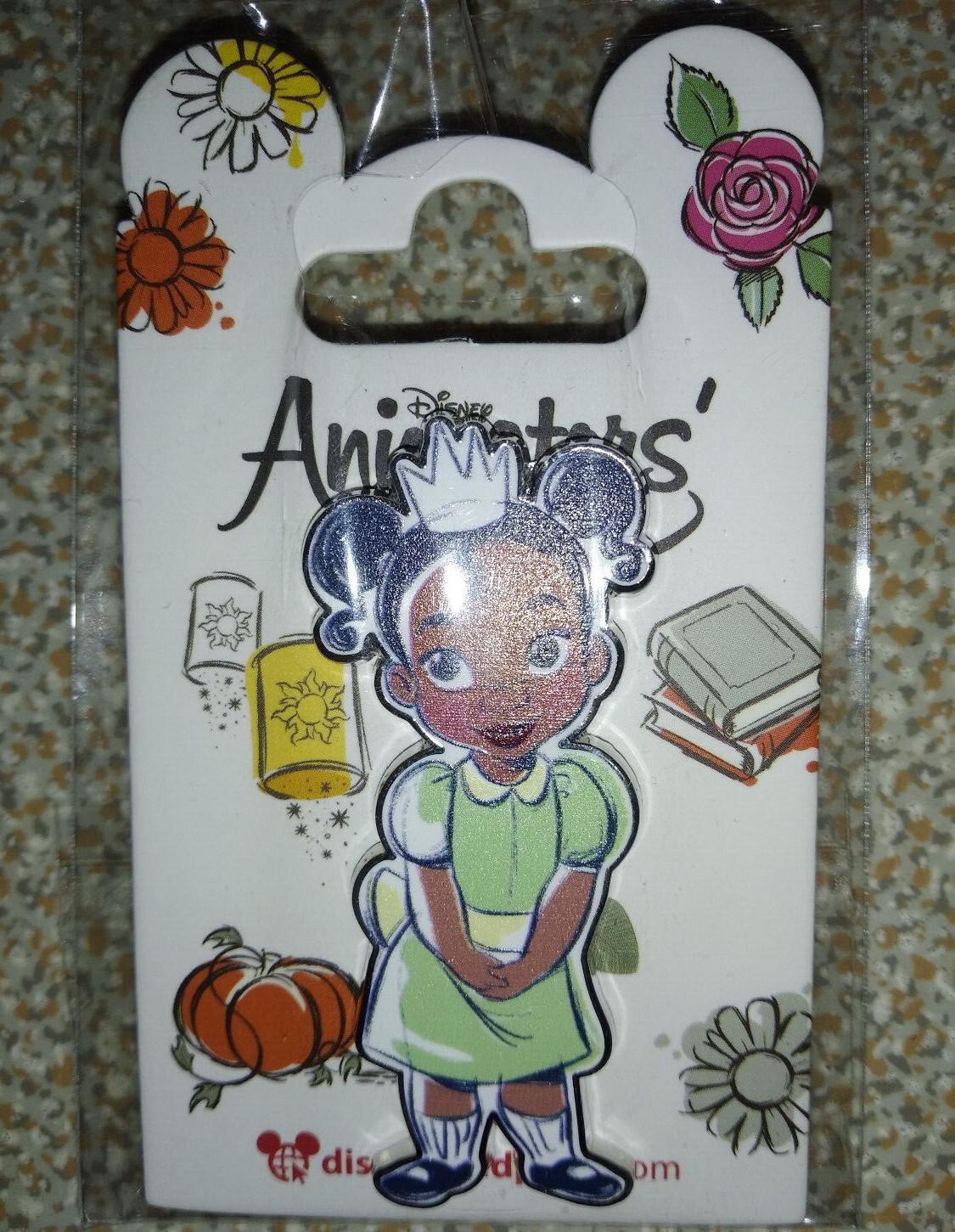 Tiana with Crown Animator Dolls Child Disney Land Paris Dlp July 2022 Pin