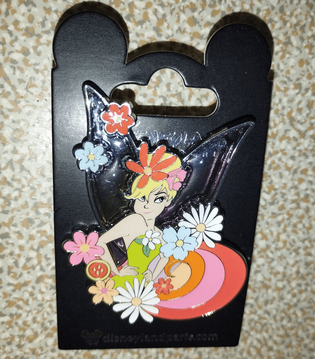 Tinker Tinkerbell Flowers Iridescent Wings Disney Land Paris Dlp April 2024 Pin