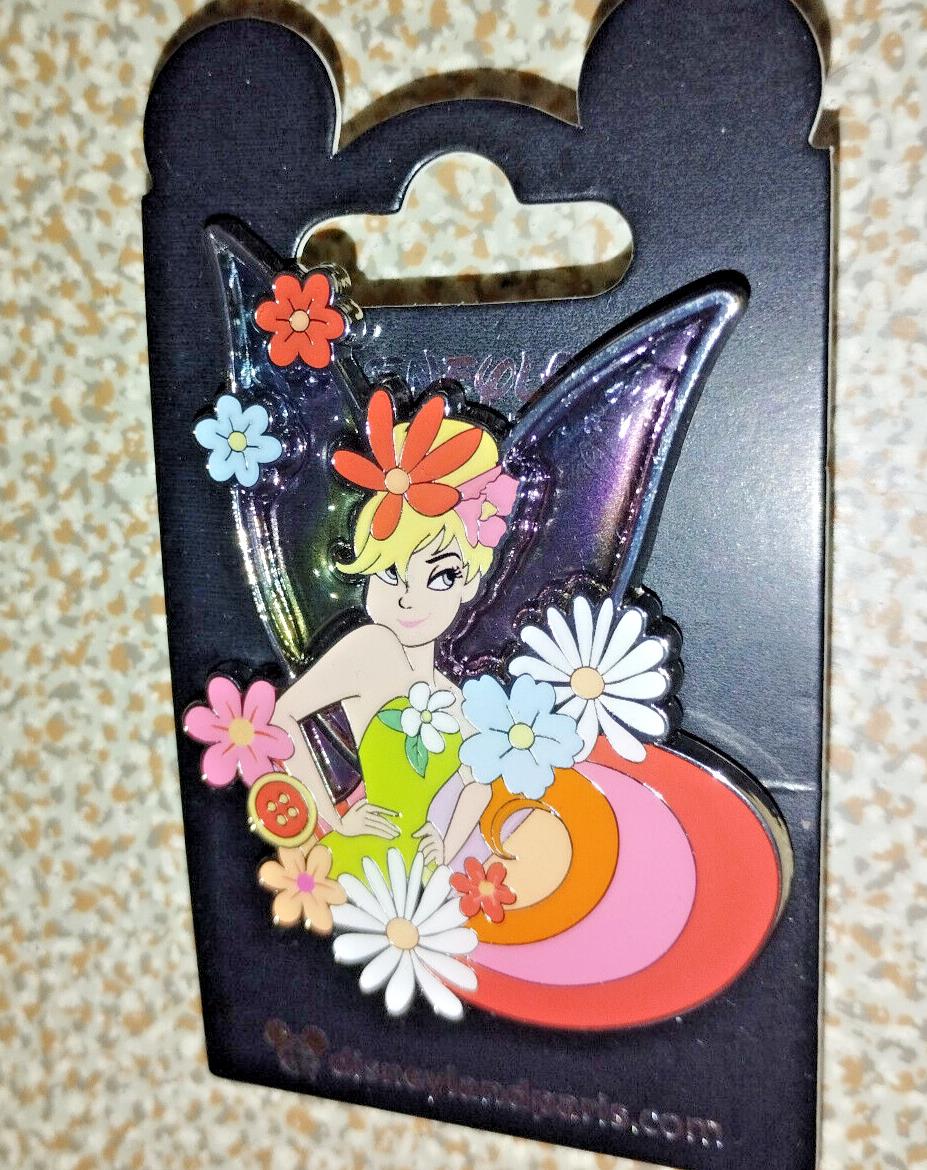 Tinker Tinkerbell Flowers Iridescent Wings Disney Land Paris Dlp April 2024 Pin