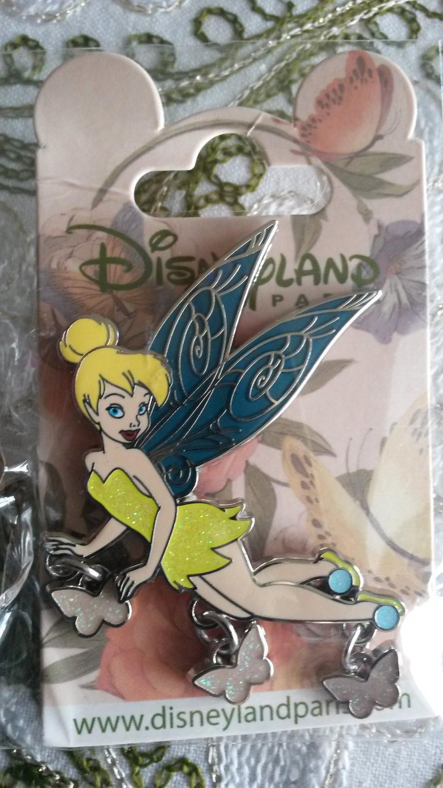 TinkerBell Butterfly Dangle Glitter Disney Land Paris Dlrp Dlp 2015 pin