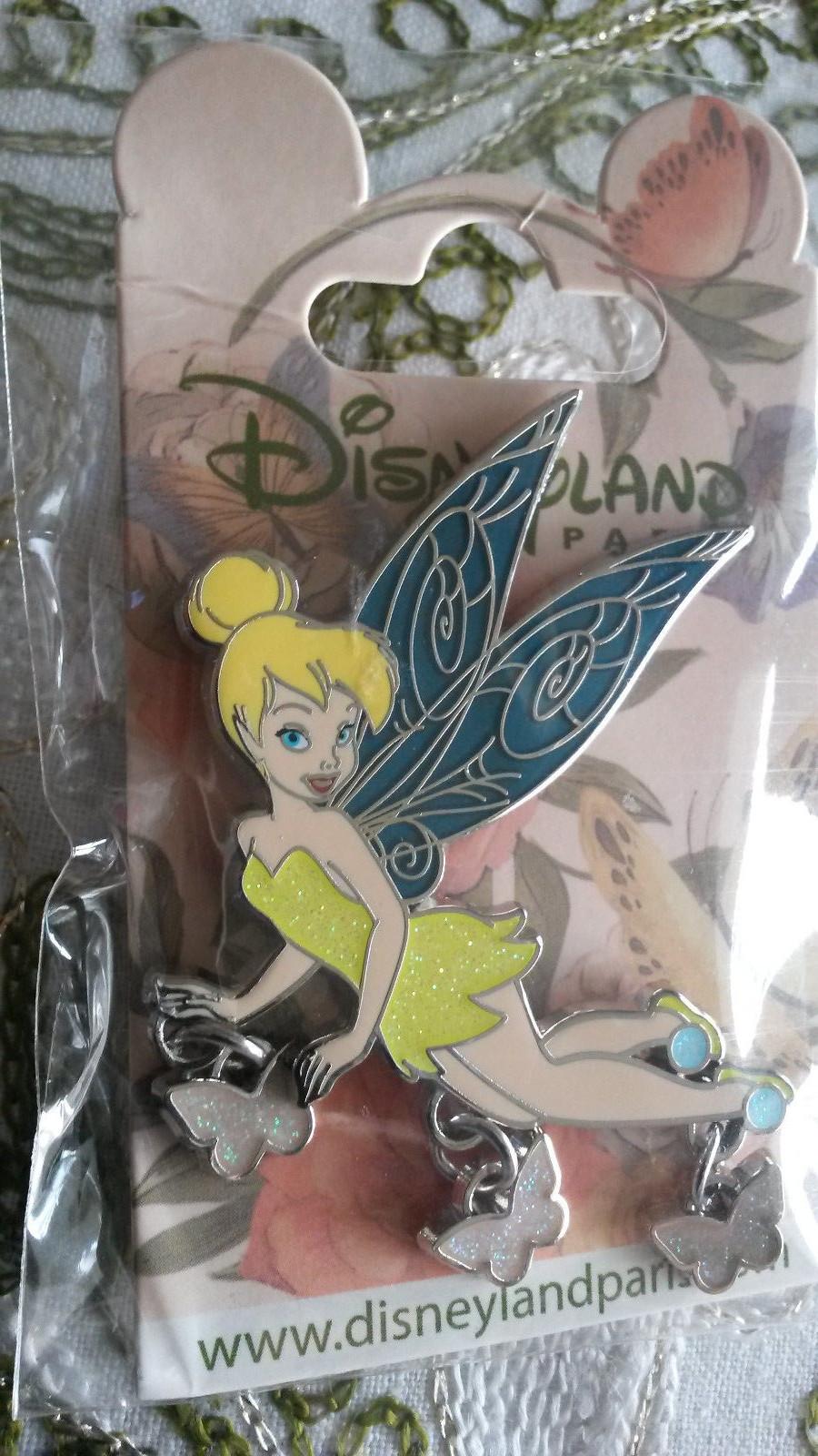 TinkerBell Butterfly Dangle Glitter Disney Land Paris Dlrp Dlp 2015 pin