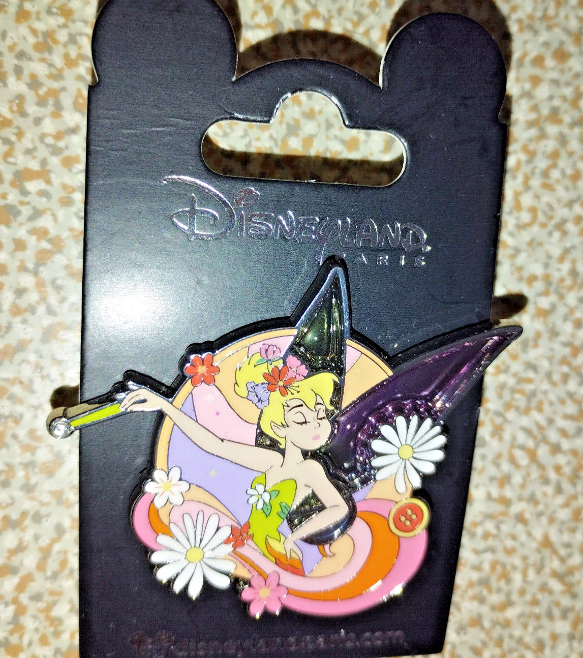 Tinkerbell Holding a Jeweled Wand Iridescent Wings Disney L Paris Dlp 2024 Pin