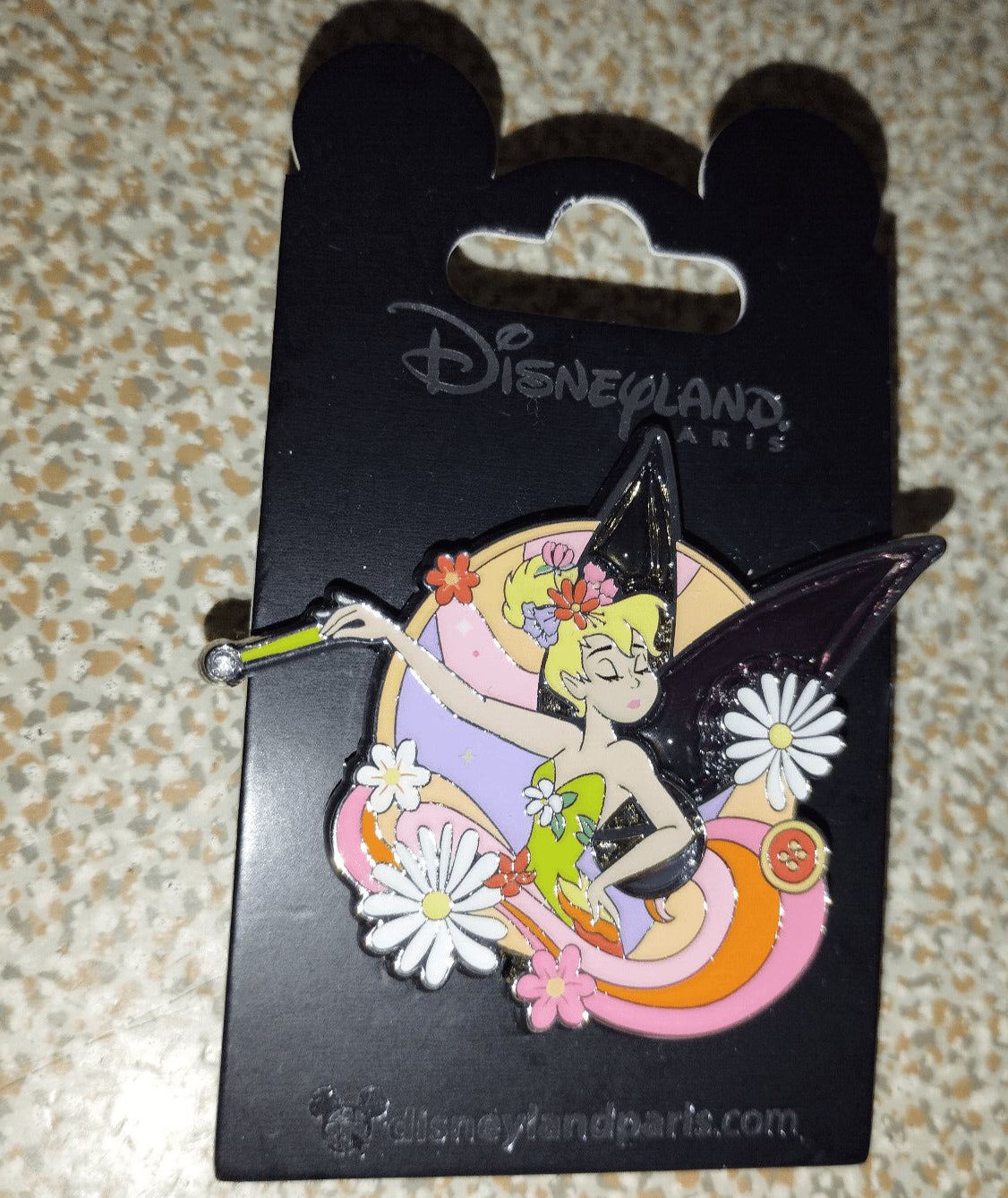 Tinkerbell Holding a Jeweled Wand Iridescent Wings Disney L Paris Dlp 2024 Pin