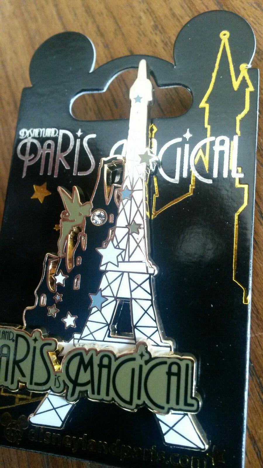 Tinkerbell Paris is Magical Eiffel Tower Gem Disney Land Paris Dlrp Dlp 2019 pin