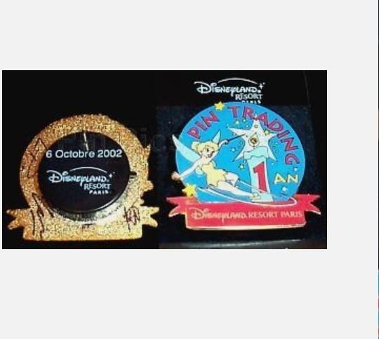 Tinkerbell Pin Trading 2002 1st anniversary Disney Paris Dlrp Dlp LE Light Up
