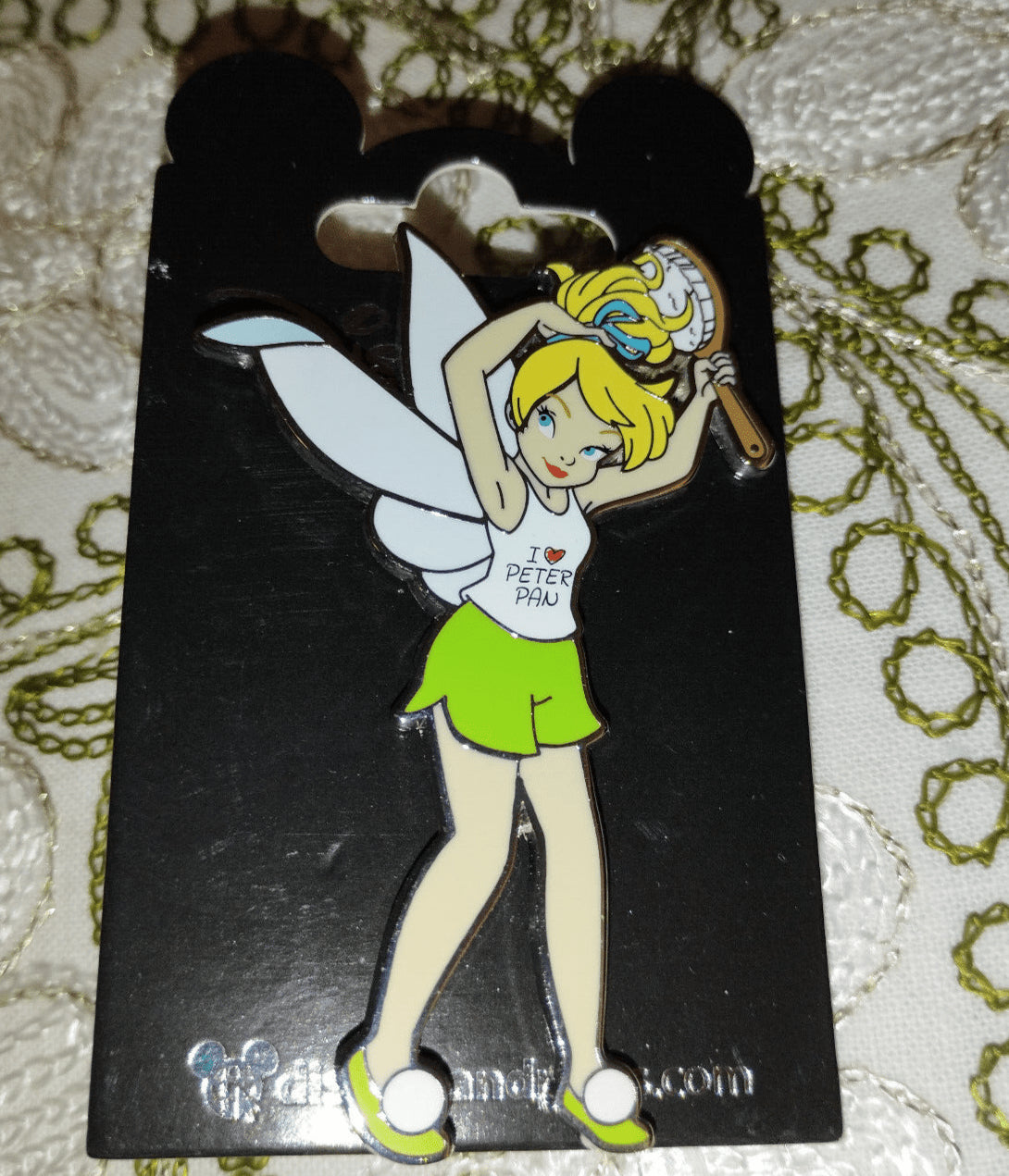 Tinkerbell Waking Up Series I Love Peter Pan T-Shirt Disney L Paris Dlp 2024 Pin