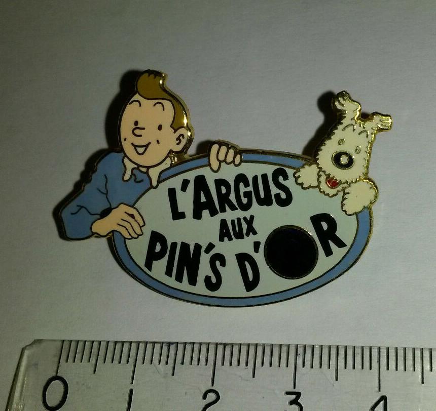 Tintin Milou L'Argus aux Pin's d'Or Limited Edition Limitee Pin