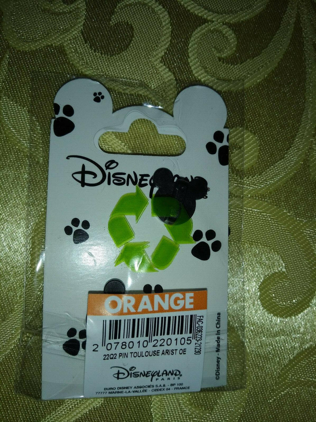 Toulouse Painting Palette Aristocats Disney Land Paris Dlrp Dlp March 2022 Pin