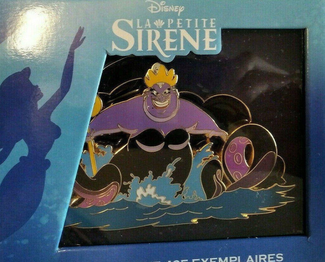 Ursula La Petite Sirene Disney Land Paris LE 425 Dlp 2021 Jumbo Boxed Pin on Pin