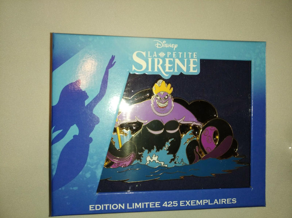 Ursula La Petite Sirene Disney Land Paris LE 425 Dlp 2021 Jumbo Boxed Pin on Pin