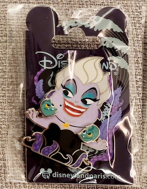 アースラ（人魚）子供 かわいいヴィランズシリーズ ディズニーランドパリ DLP 2022年10月 ピン
