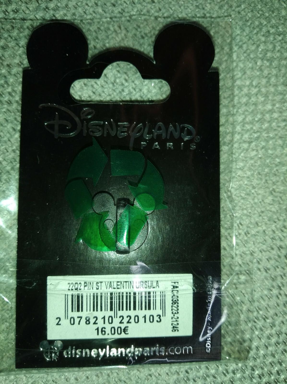Ursula St Valentin Valentine 2022 Disney Land Paris LE 700 Dlp Dangle Pin