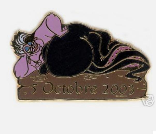 Ursula Villain Evil (Ariel) Disney Paris LE 400 Dlrp Dlp Tresure Hunt 2003 PIN