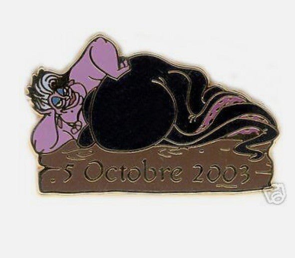 Ursula Villain Evil (Ariel) Disney Paris LE 400 Dlrp Dlp Tresure Hunt 2003 PIN
