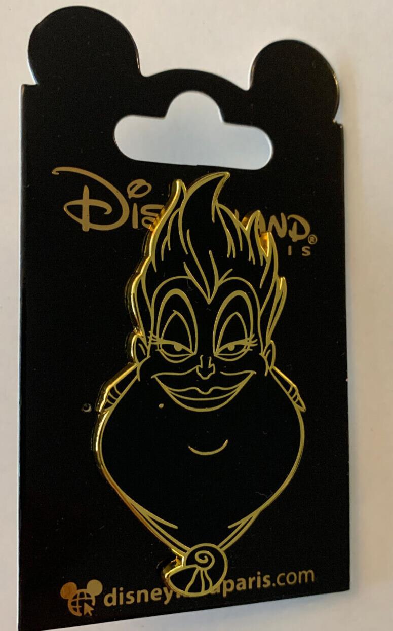 Ursula - Villain Head - Little Mermaid Disney Land Paris Dlrp DLP Sept 2024 Pin