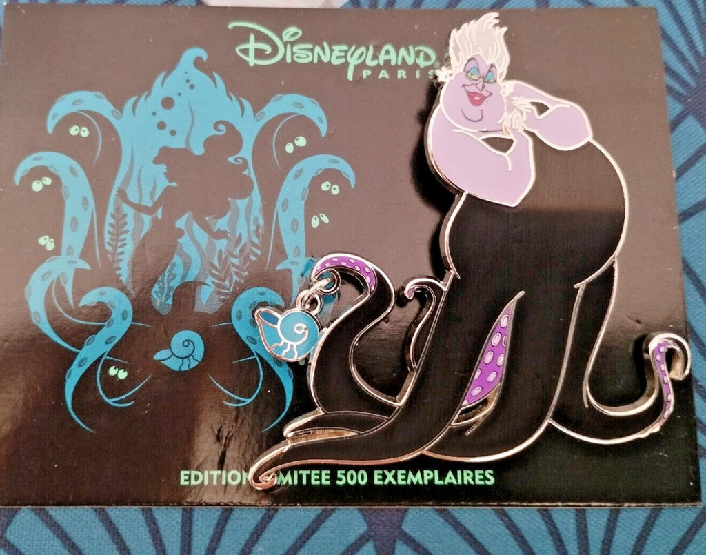 Ursula Villainous Pin Trading Day LE 500 Disney Land Paris Dlp Halloween 2021