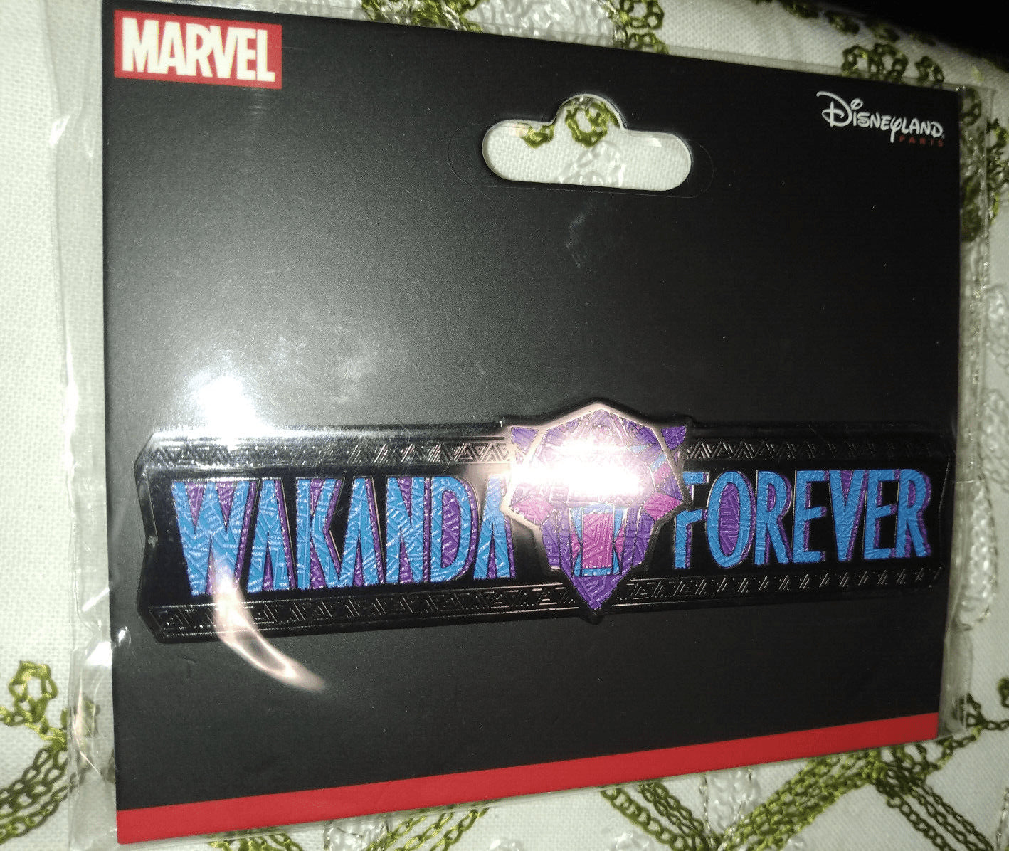Wakanda Forever Black Panter Marvel Disney Land Paris Dlrp DLP 2022 Pin