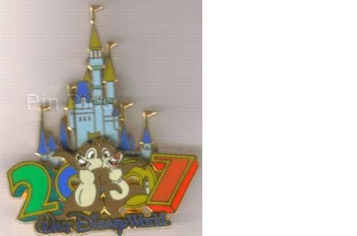 WDW - 2007 Cinderella Castle Collection - Chip and Dale Pin