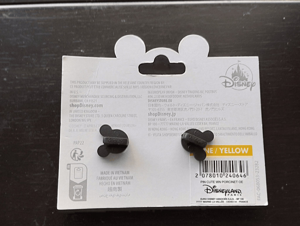 Winnie & Piglet Sleeping Cute Babies Disney Paris Dlp Dlrp Feb 2024 Pin
