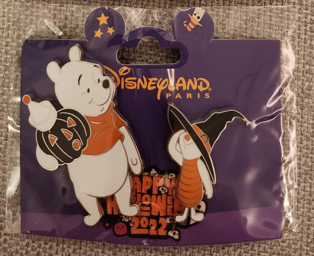 Winnie Piglet Witch Hat Halloween Series Disney L Paris DLRP DLP Sept 2022 Pins
