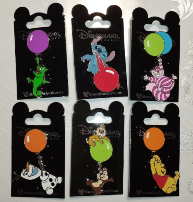 Winnie the Pooh - Orange Balloon Disney Land Paris Dlp 08 2024 Pin