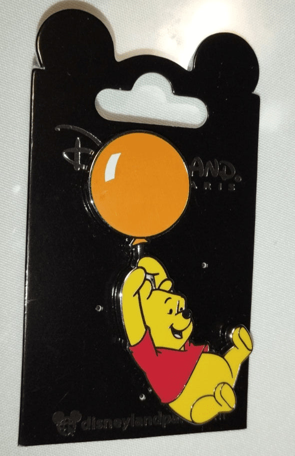 Winnie the Pooh - Orange Balloon Disney Land Paris Dlp 08 2024 Pin
