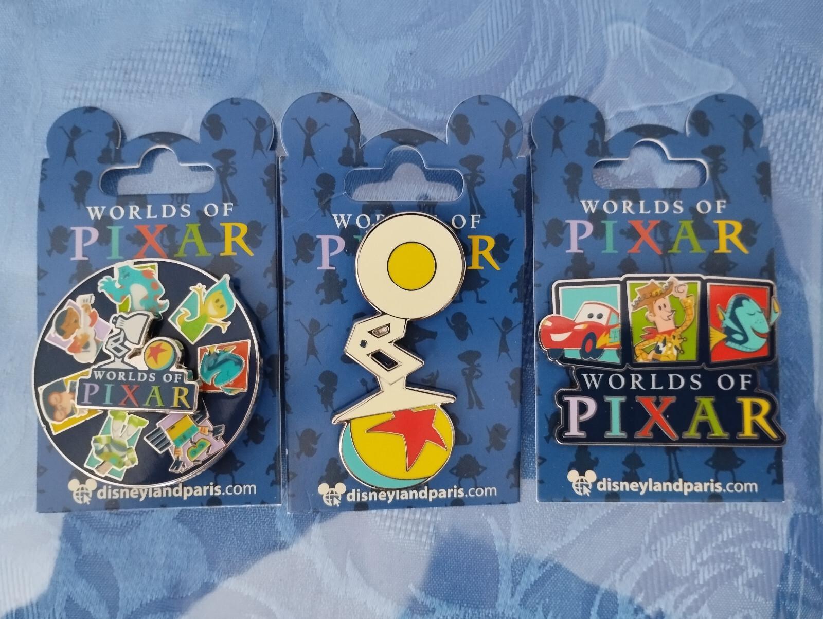 Worlds of Pixar Cars Toy Story Nemo Disney Land Paris Dlp Dlrp 2023 Pin
