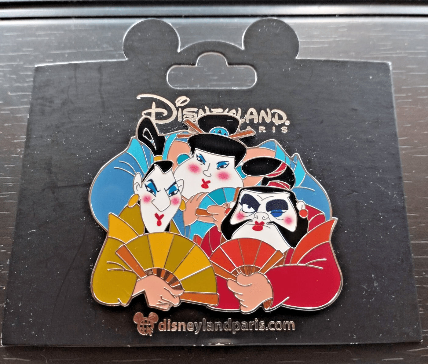 Yao, Ling, Chien - Po as Geisha Mulan Set Disney Land Paris Dlp Mar 2025 Pin