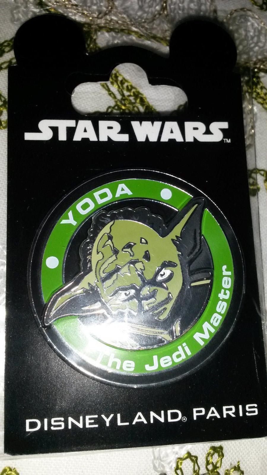 Yoda the Jedi Master Star Wars Disney L Paris Dlrp Dlp 2015 Round 3D Pin On Pin