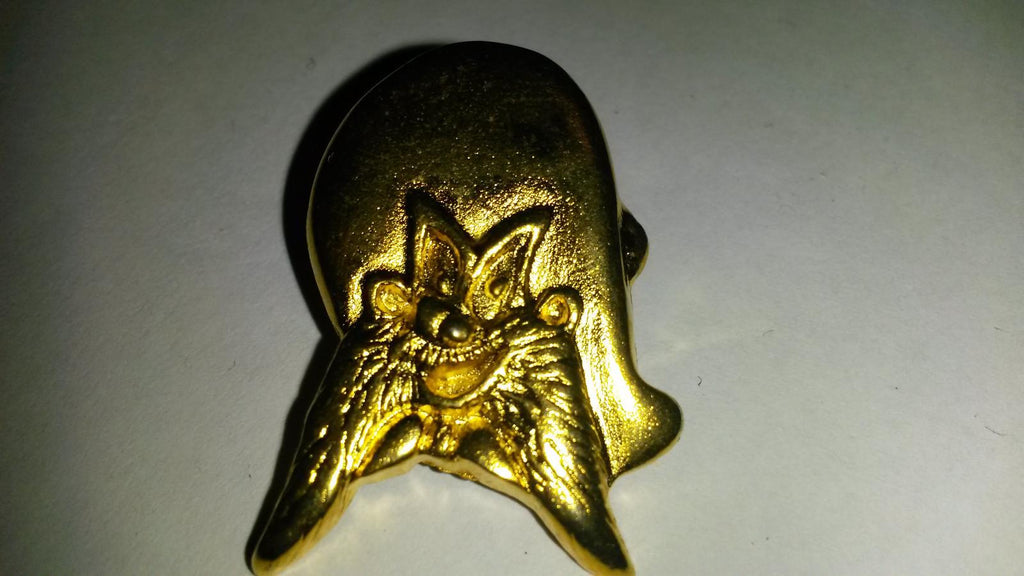 YOSEMITE SAM Head 3D gold colour en relief PIN PIN'S