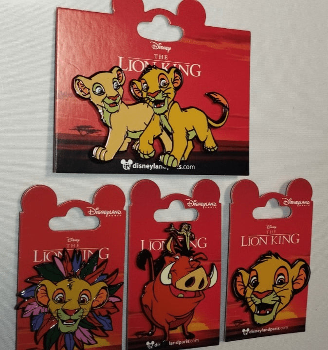 Young Simba and Nala - Lion King 30th Anniversary Disney Land Paris Dlp 2024 Pin