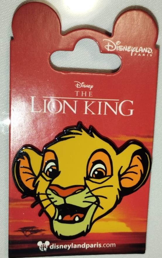 Young Simba Head - Lion King 30th Anniversary Disney Land Paris Dlp 2024 Pin