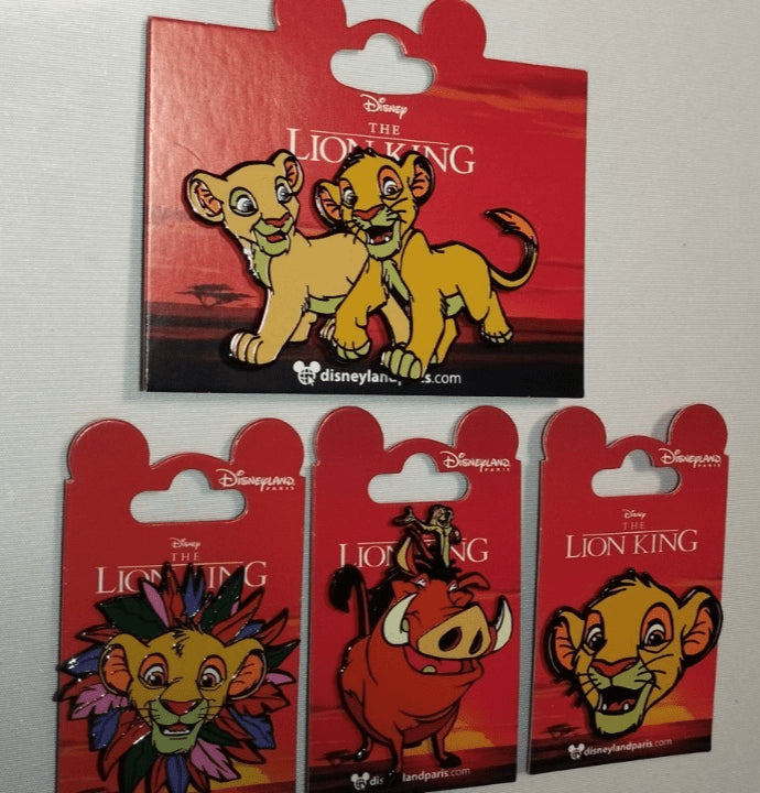 Young Simba Head - Lion King 30th Anniversary Disney Land Paris Dlp 2024 Pin
